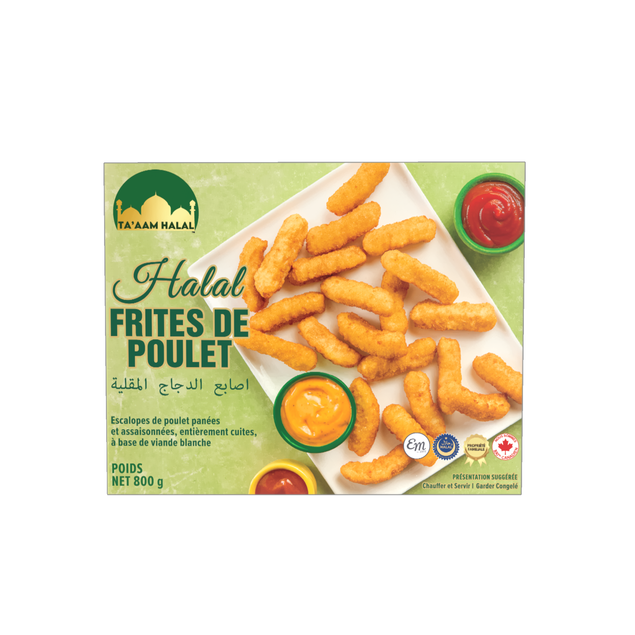 Ta’aam Halal Chicken Fries — front french