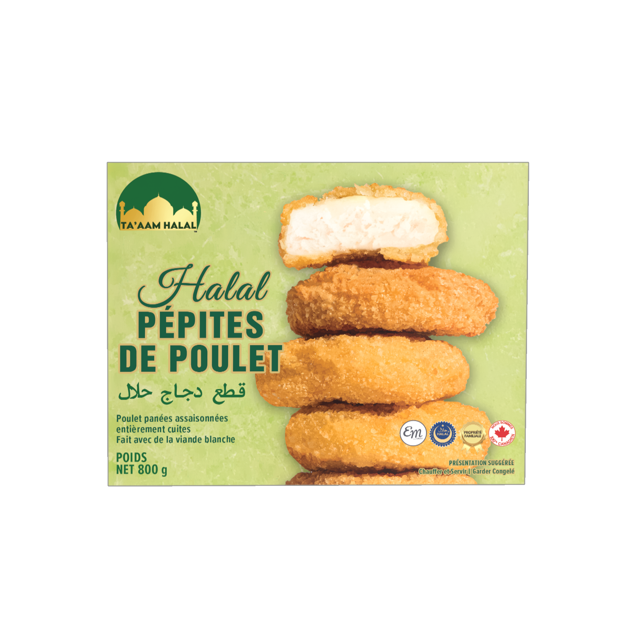 Ta’aam Halal Chicken Nuggets — front french