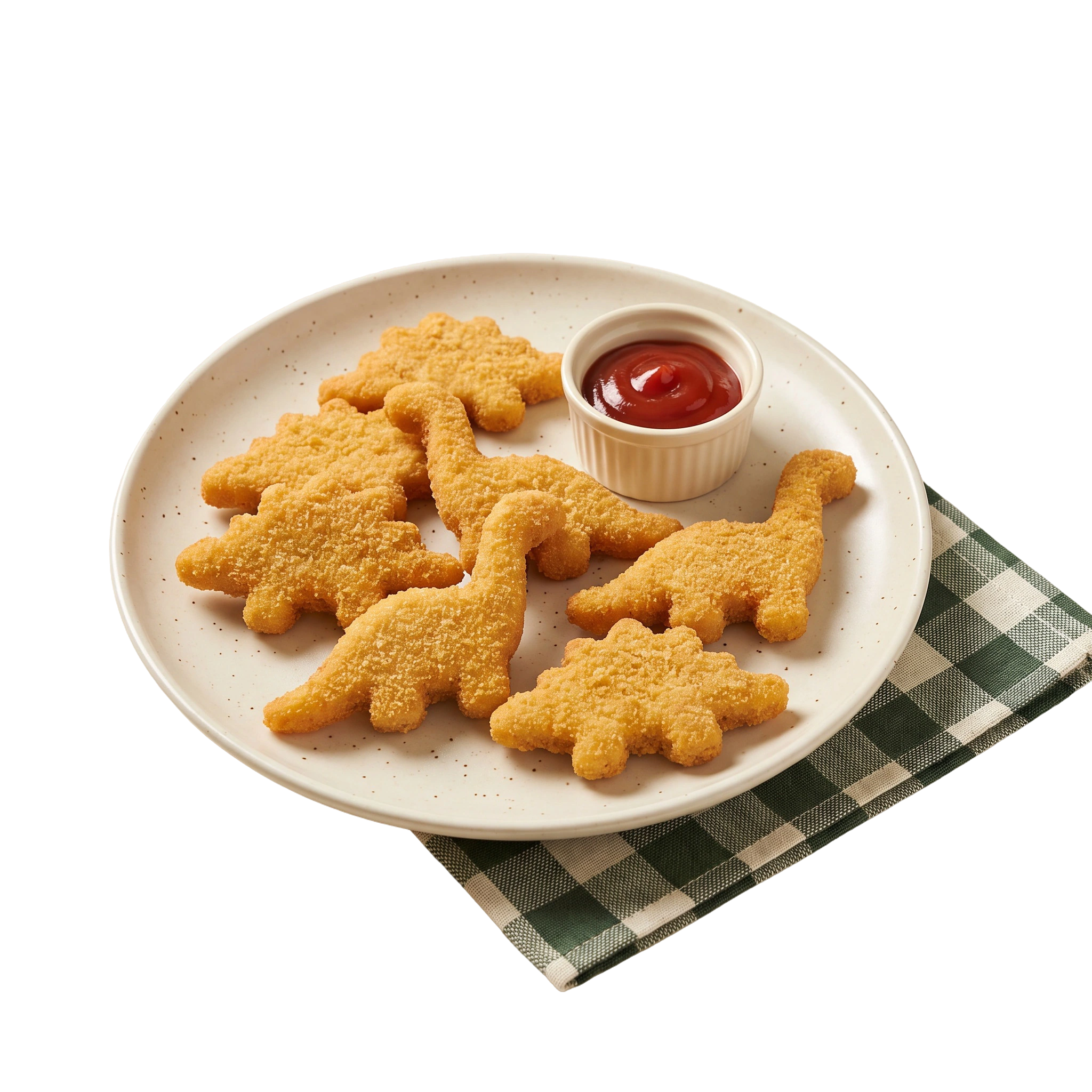 Dino Chicken Nuggets serving suggestion