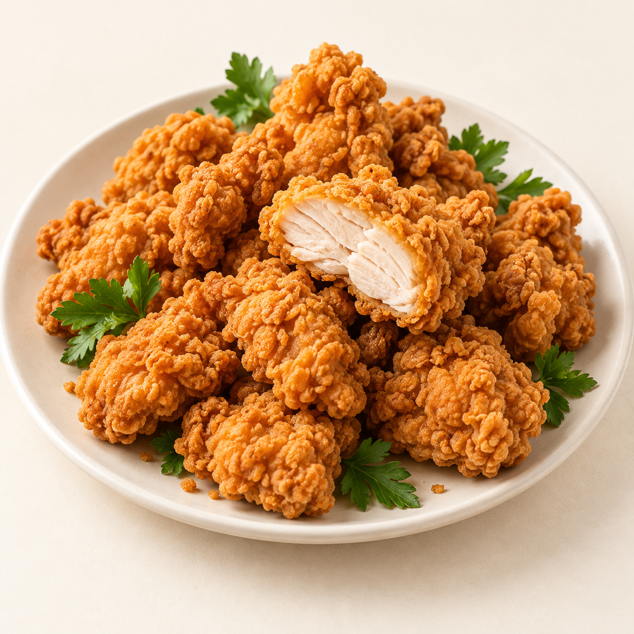 Buttermilk Chicken Breast Pieces serving suggestion