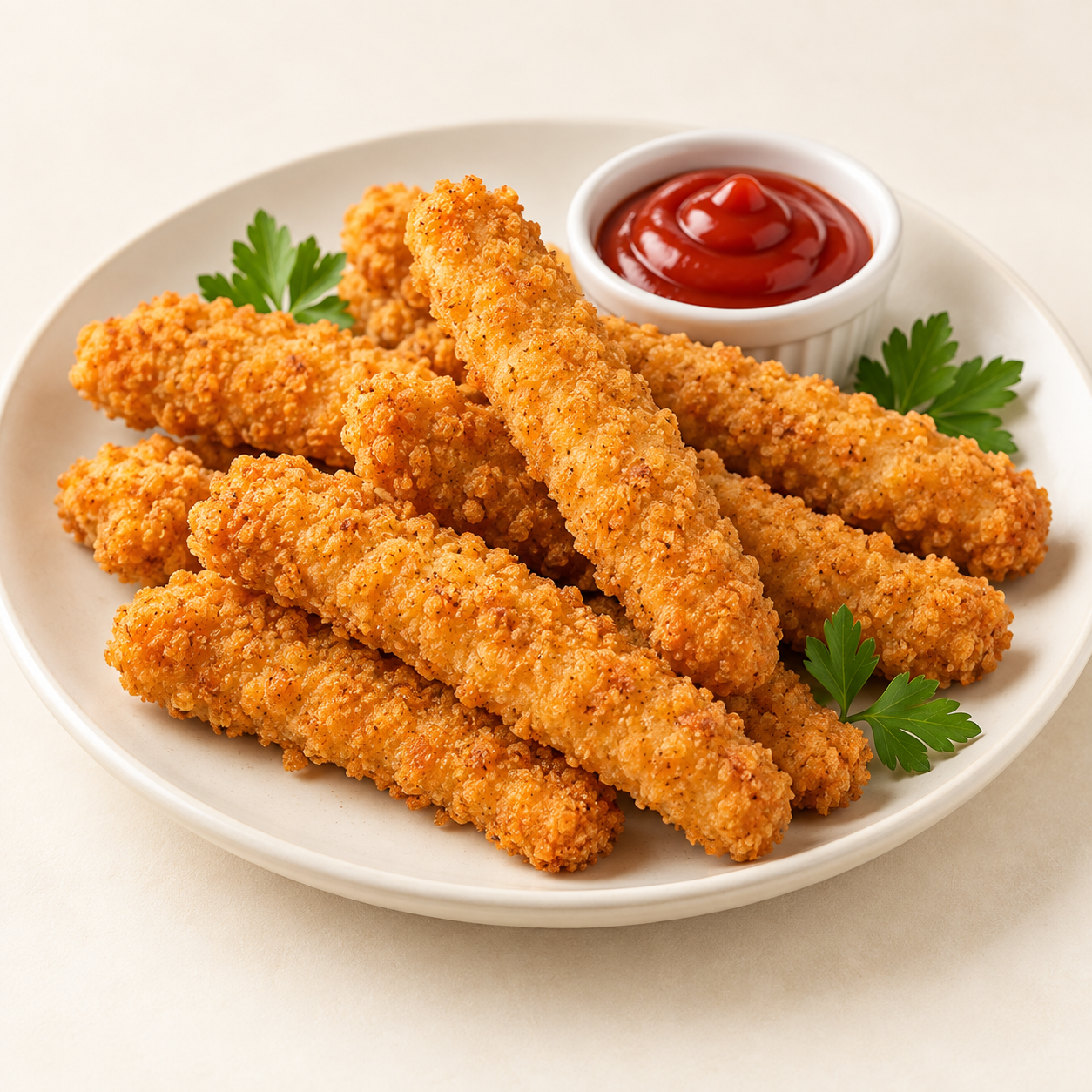 Chicken Fries serving suggestion
