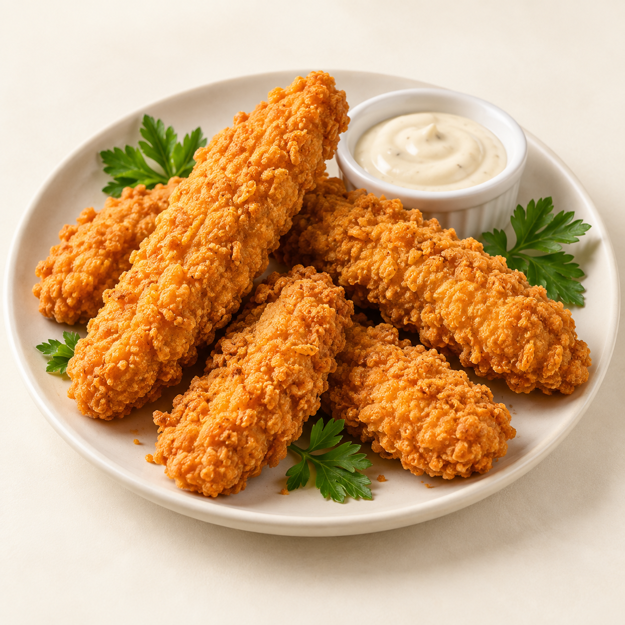 Chicken Strips serving suggestion