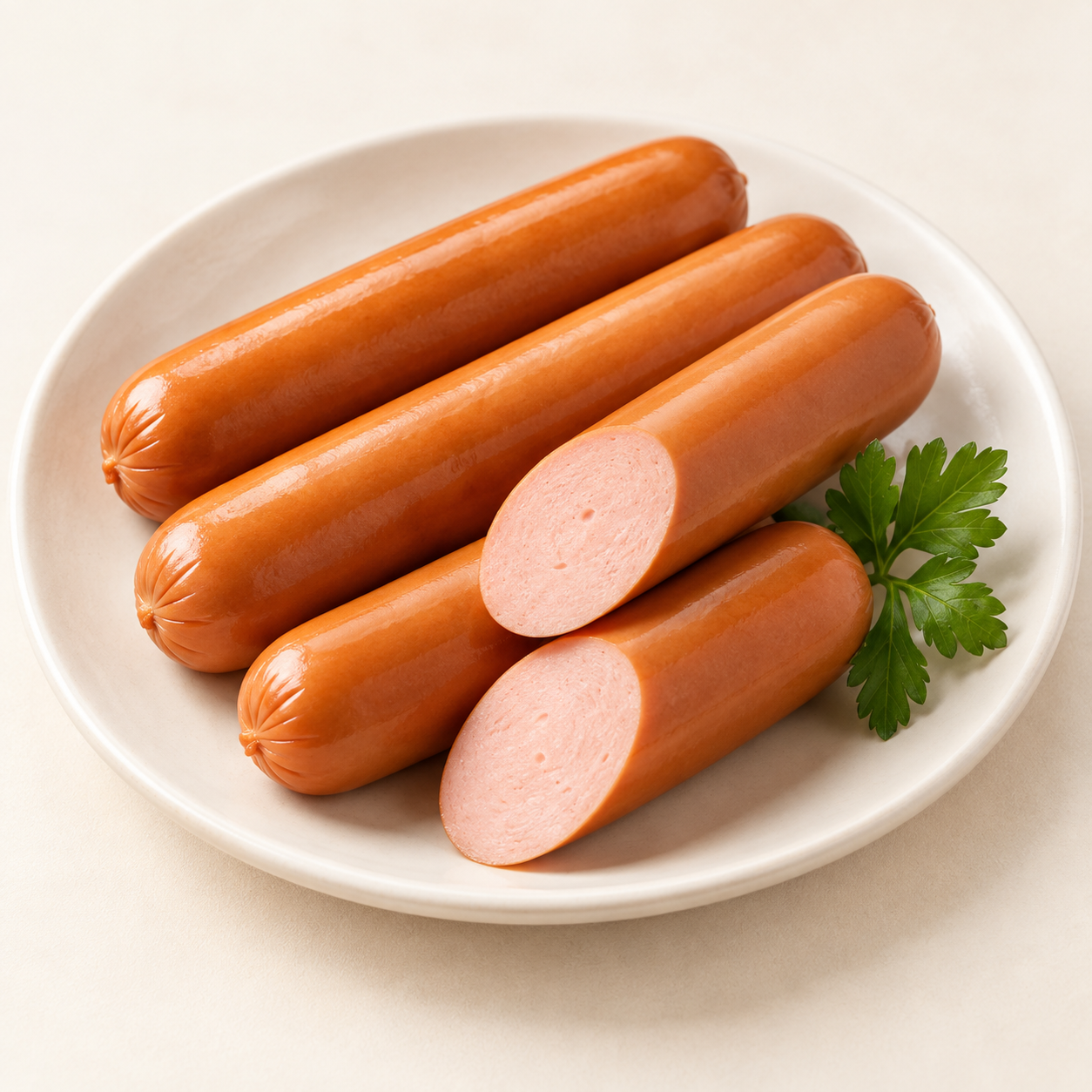 Chicken Wieners serving suggestion